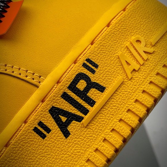 Nike x Off-White Air Force 1 Low "University Gold" - Picture 9 of 13